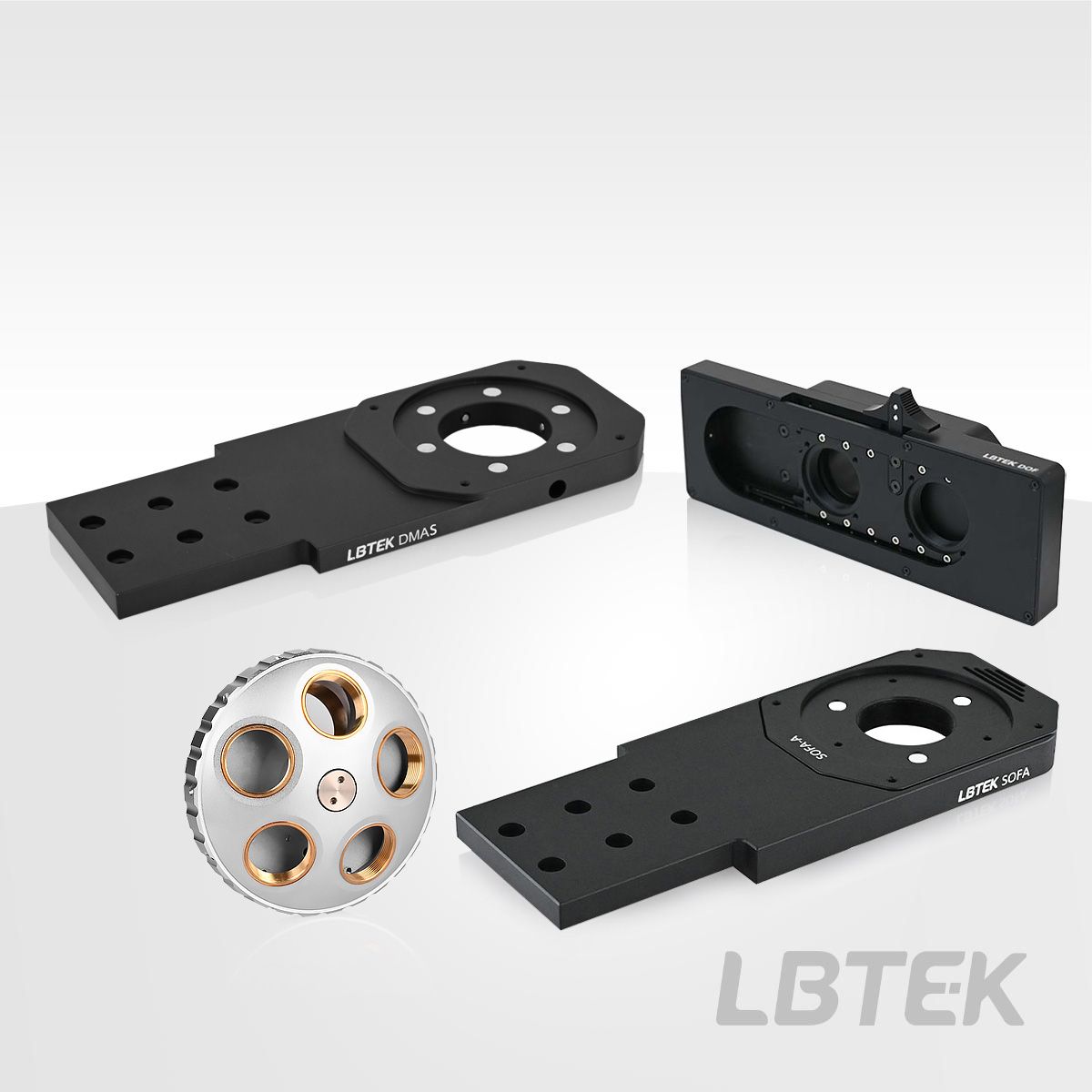 Objective lens installation component