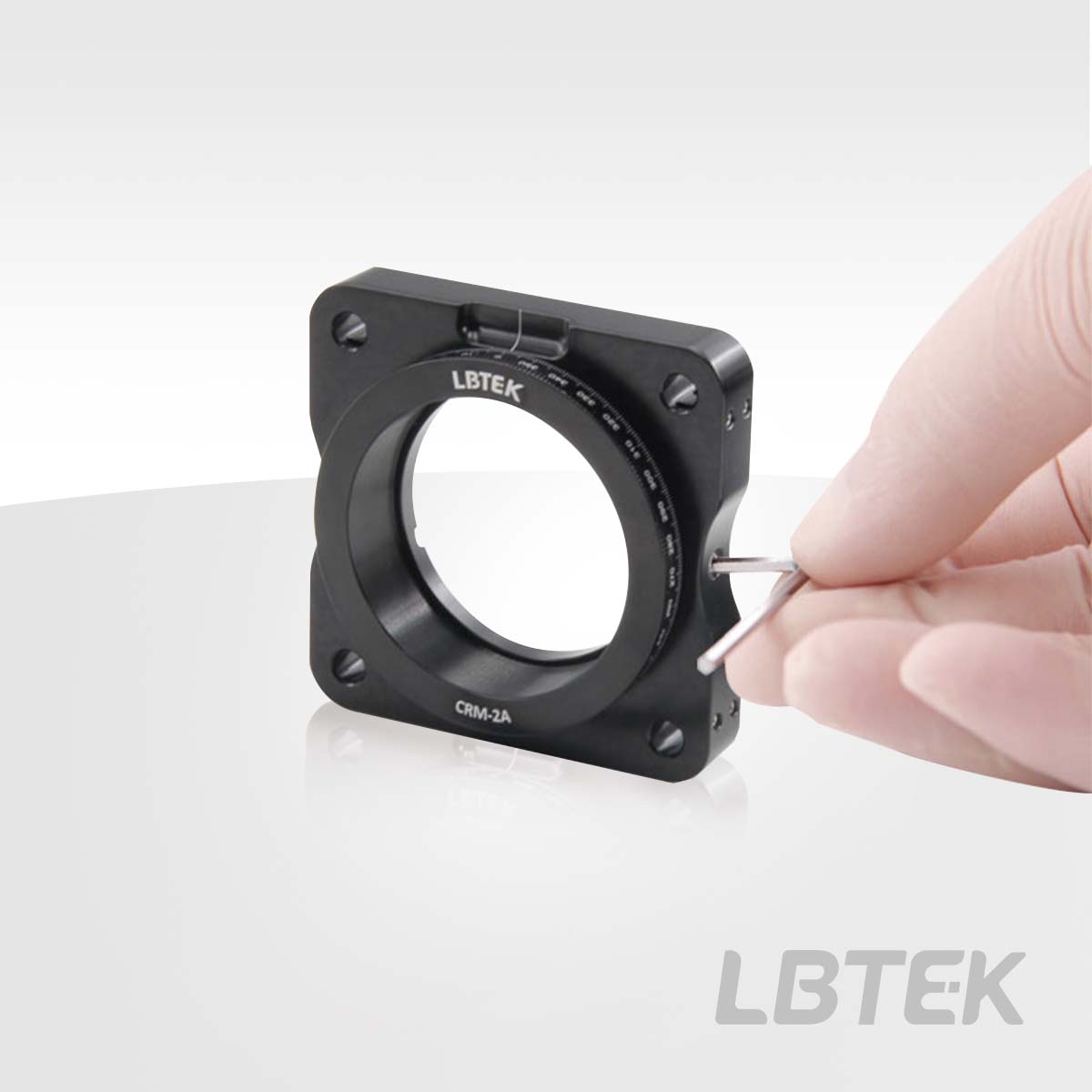 60 mm coaxial system rotary adjustment mount, secured with retaining ring