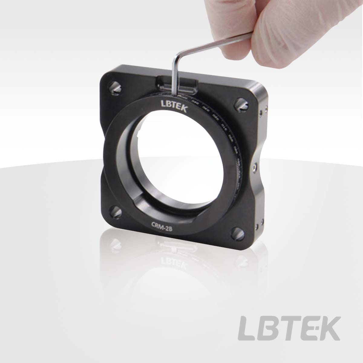 60 mm coaxial system rotary adjustment mount, secured with set screws